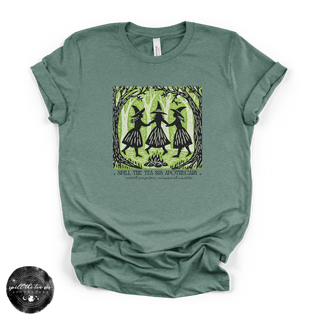 Witches Dancing in the Forest Tee | Moonlit Coven Graphic T-Shirt {Box Design}