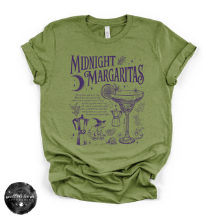 Midnight Margaritas Spell Tee | Witchy Cocktail Graphic T-Shirt