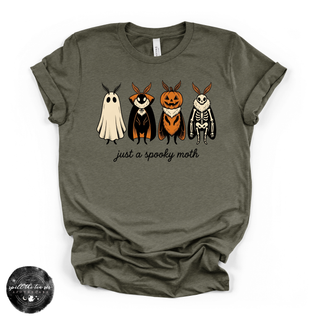 Spooky Moth(man) Tee | Cryptid Halloween Graphic T-Shirt