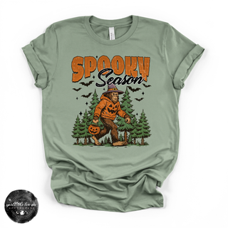 Spooky Season Bigfoot Tee | Funny Sasquatch Halloween Graphic T-Shirt