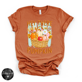 Hey There Pumpkin Tee | Cute Fall Pumpkin Graphic T-Shirt