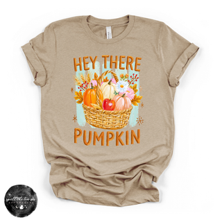 Hey There Pumpkin Tee | Cute Fall Pumpkin Graphic T-Shirt