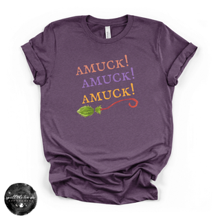 Amuck! Amuck! Amuck! Tee | Magical Halloween Witch Graphic T-Shirt