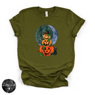 Jack O'Lantern Trio Tee | Vintage Halloween Pumpkin Graphic T-Shirt