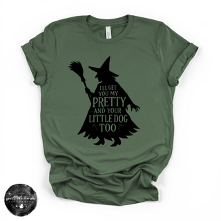 I'll Get You My Pretty Tee | Classic Witch Halloween Graphic T-Shirt