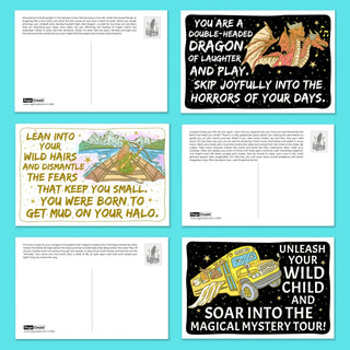 Sweet-Ass Affirmations 3 Postcards Mystical Pack (22 Cards)