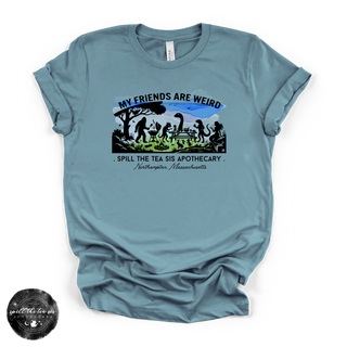 My Friends Are Weird Tee | Funny Cryptid Graphic T-Shirt