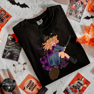 Cutesy Witch Tee | Cute Witchy Halloween Graphic T-Shirt