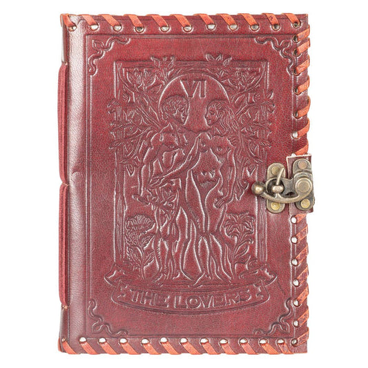 The Lovers Tarot Leather Journal
