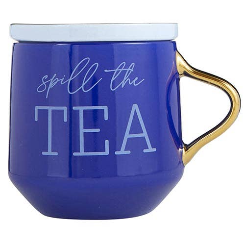 13oz Spill The Tea Mug with LID