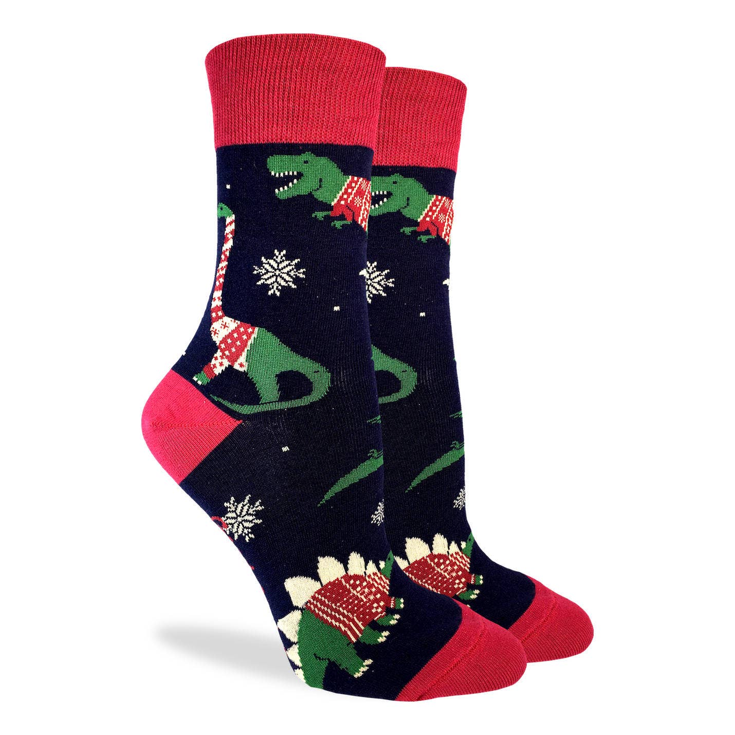 Christmas Sweater Dinosaur Socks