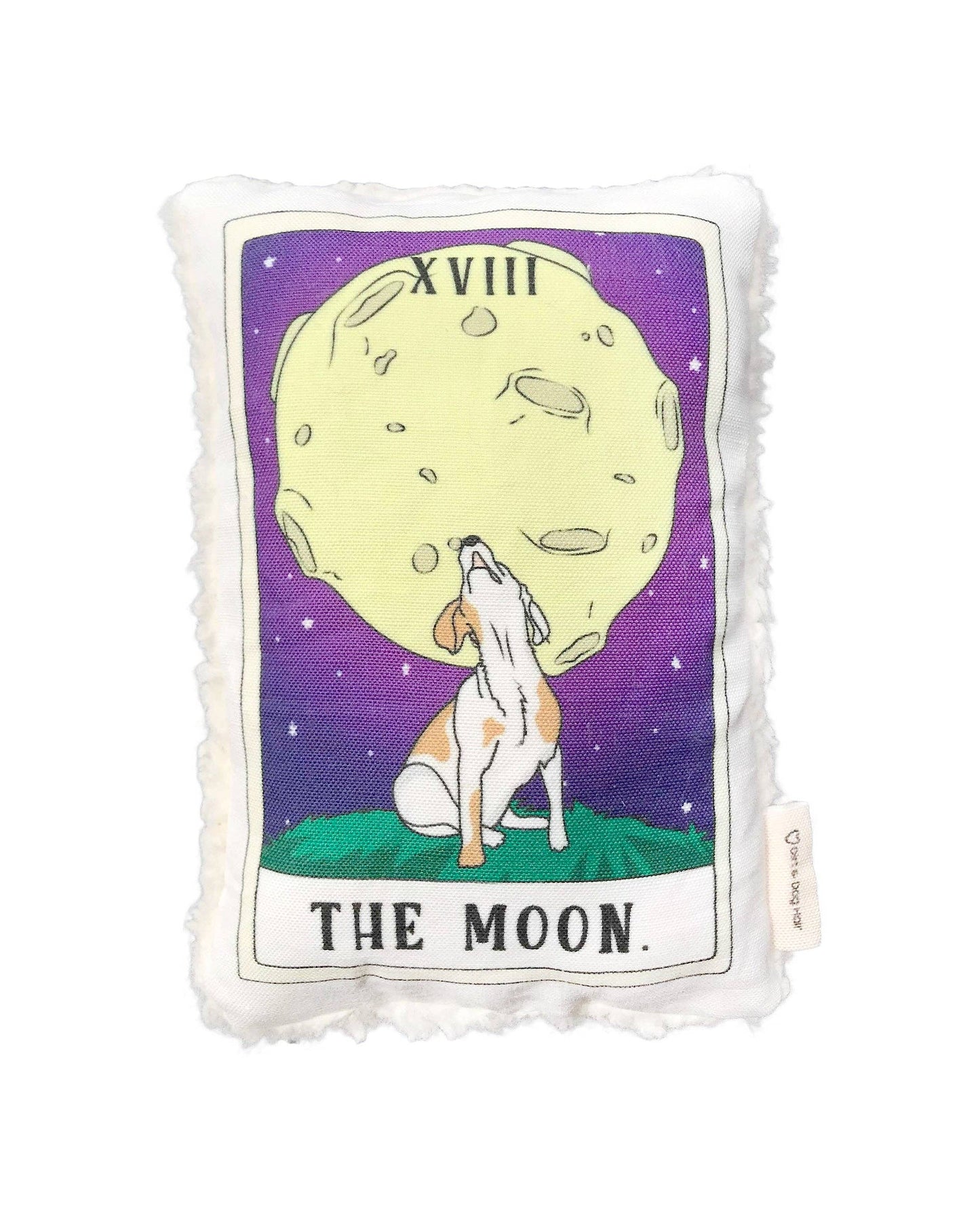The Moon Tarot Card - Halloween Eco-Friendly Canvas Dog Toy