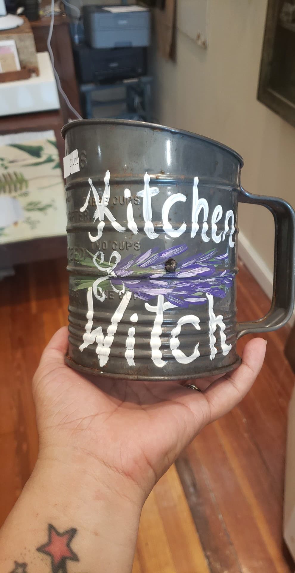 One Of A Kind:: Kitchen Witch Lavender Sifter