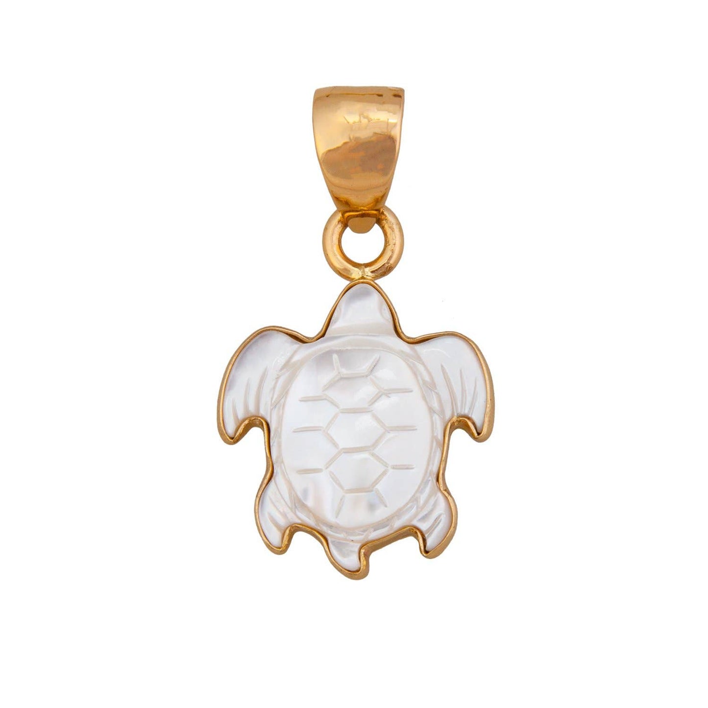 Alchemia Mother of Pearl Sea Turtle Pendant