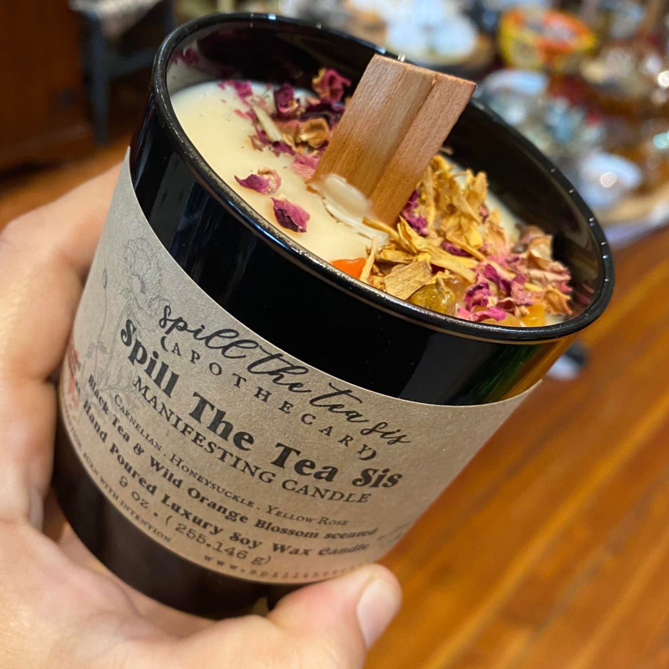Spill The Tea Sis Connection Community Intention Soy Wax  Candle - 9oz
