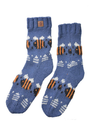 Beehive Sofa Socks Denim: One Colour