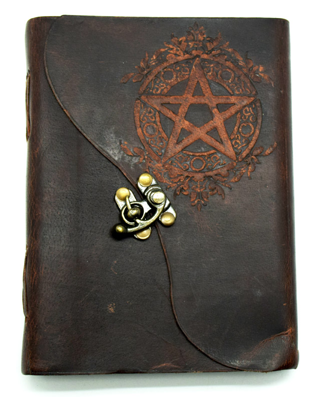 Soft Leather Pentagram Journal  5 x 7