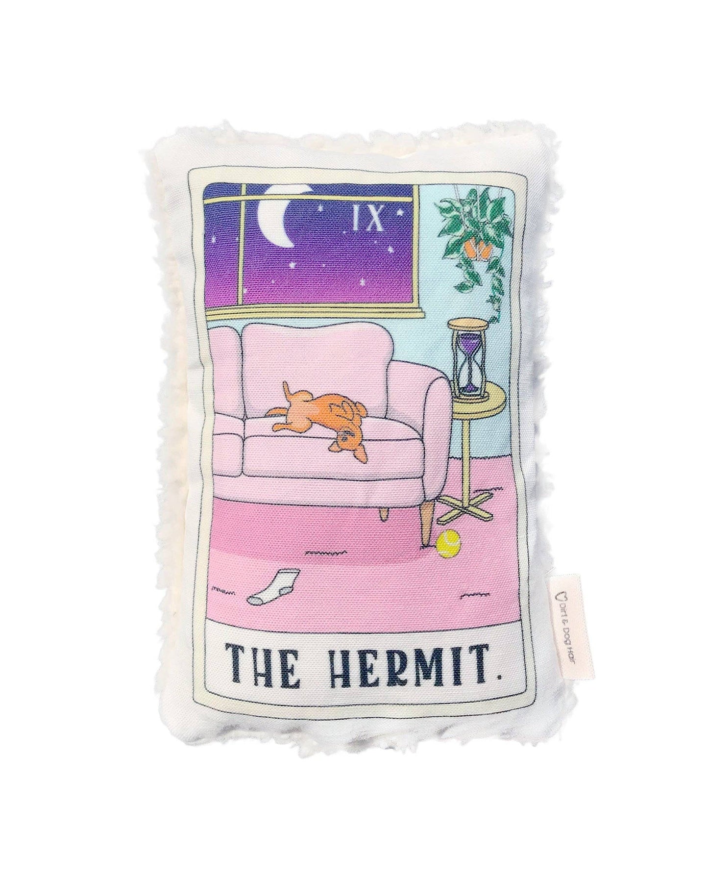 The Hermit Tarot Card - Halloween Eco-Friendly Canvas Dog Toy