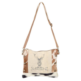 Deer Original Crossbody Bag With Cowhide