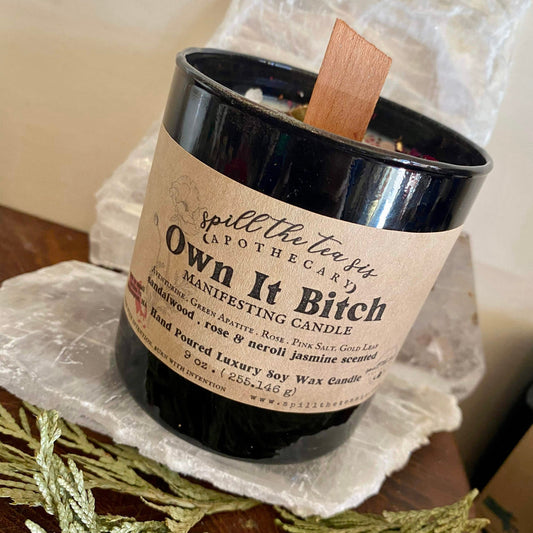 Own It Bitch Empowerment Manifesting Soy Wax  Candle - 9oz