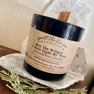 May The Bridges I Burn Light My Way Endings Breakups Change Door Opener Intention Soy Wax  Candle - 9oz