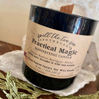 Practical Magic Blessings Luck Sisterhood Soy Wax Manifesting Candle - 9oz