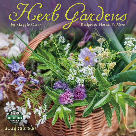 Herb Gardens 2024 Wall Calendar by Maggie Oster