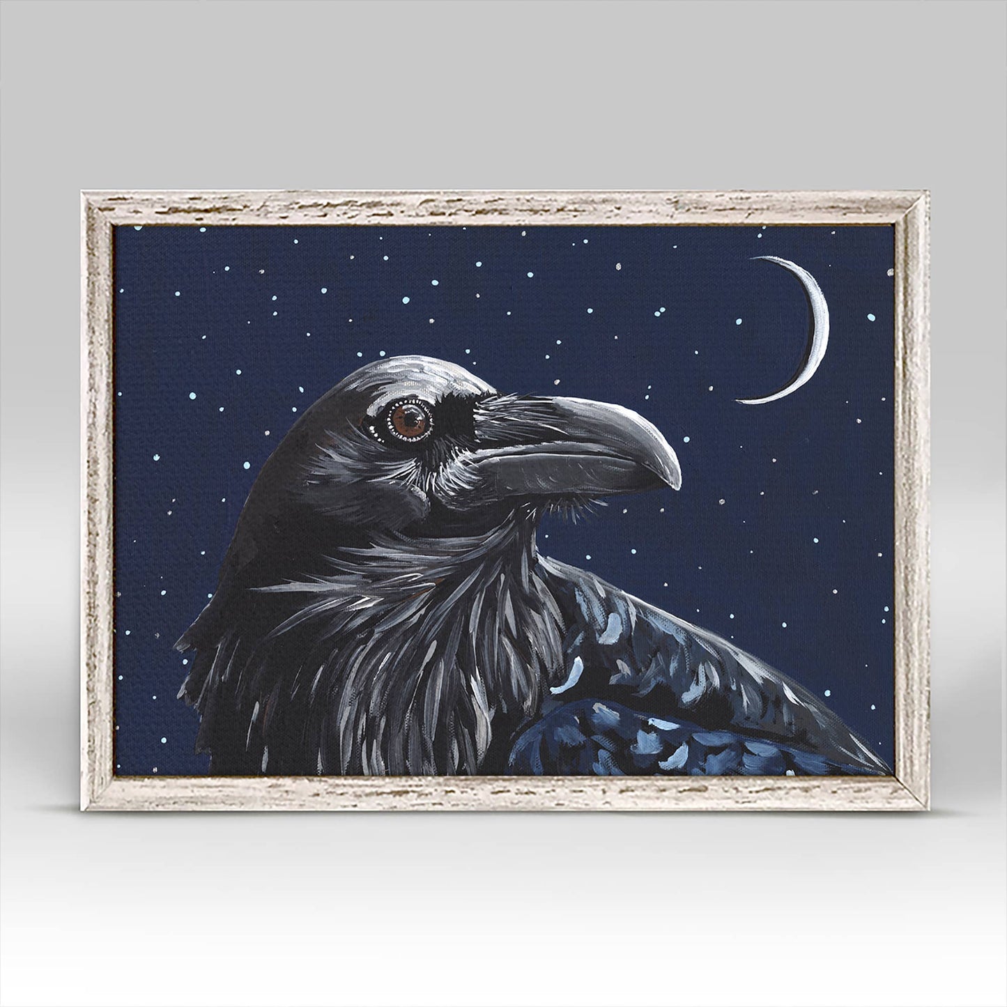 Raven Mini Framed Canvas