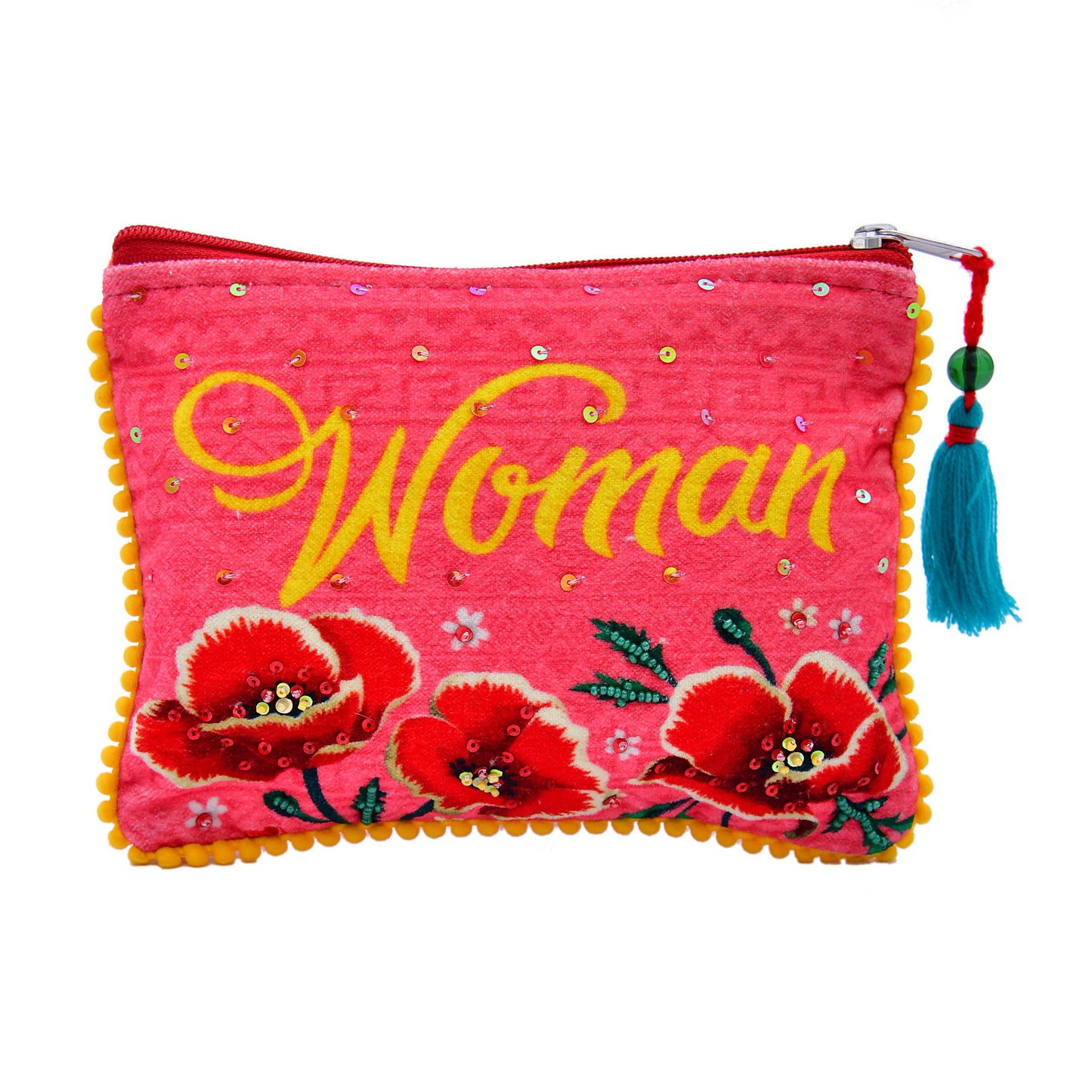 Woman Coral Pouch