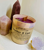 Leather & Lace Manifesting Soy Wax Candle - 9 oz