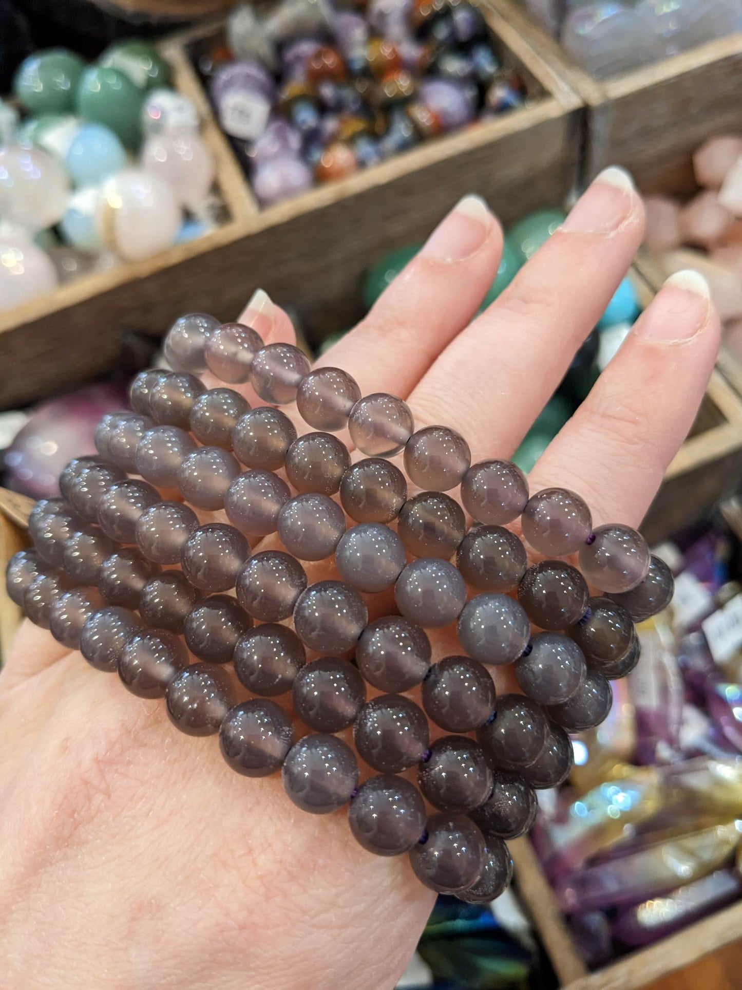 Purple Jade Bracelet